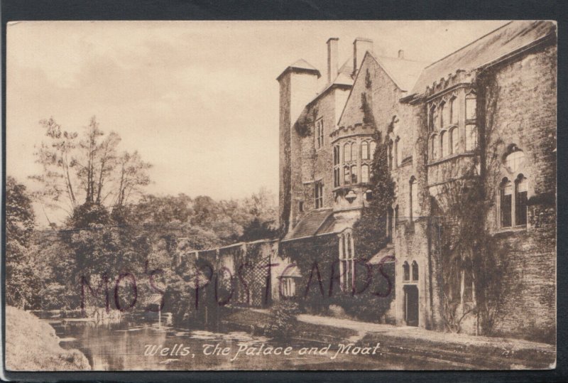 Somerset Postcard - Wells, The Palace and Moat   RS17640