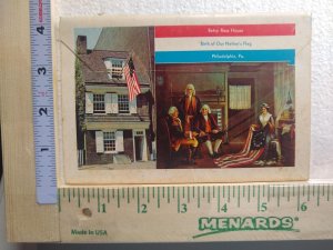 Postcard Folder Betsy Ross House, Birth of Our Nation's Flag, Philadelphia, PA