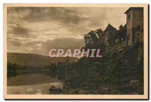 Old Postcard The Limousin Region The House of the Clarisse and the Banks of t...