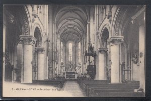 France Postcard - Ailly-Sur-Noye - Interieur De L'Eglise   T9819