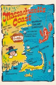 Massachusetts Map Of The Coast