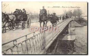 Old Postcard Angers Bridge High Chain