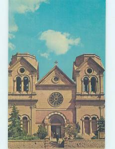 Unused Pre-1980 CHURCH SCENE Santa Fe New Mexico NM A7179