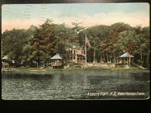 Vintage Postcard 1908 Ross Fenton Farm Asbury Park New Jersey