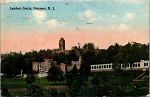 1915 Paterson New Jersey NJ Lambert Castle Vintage Postcard 