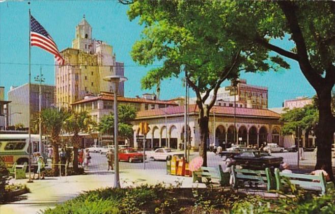 Florida St Petersburg Open Air Post Office and Downtown Business Section