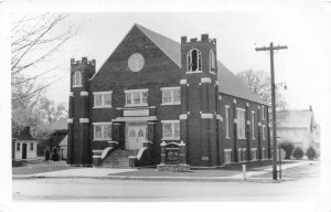 H68/ Milledgeville Illinois RPPC Postcard c1955 Brethren Church  162