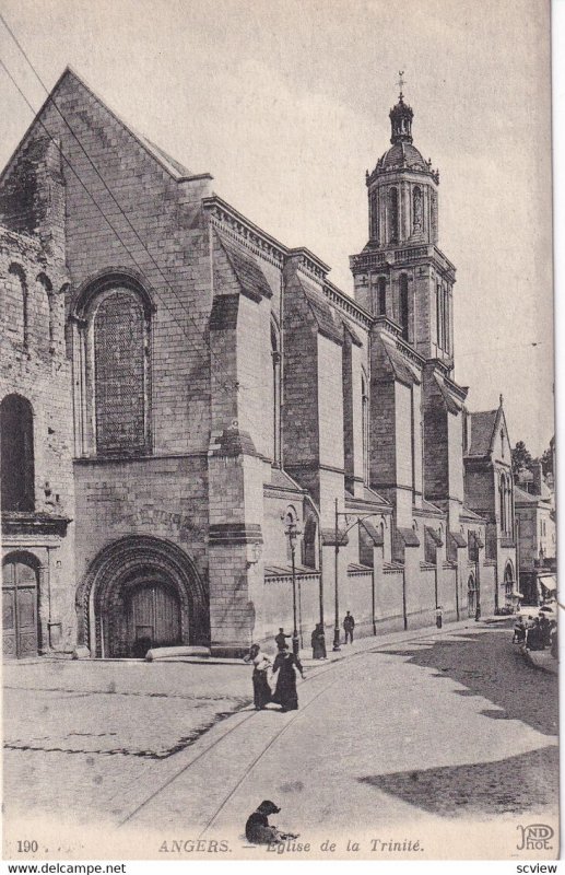 ANGERS, Maine Et Loire, France, 1900-1910s; Eglise De La Trinite