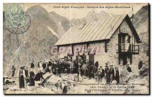 Saint Etienne de Tinee Inauguration Refuge Chalet Rabuons July 15, 1902 alt 2...
