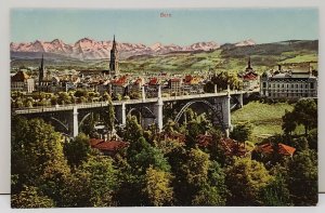 Switzerland BERN Birds Eye View Karl Kunzli-Tobler Postcard B3