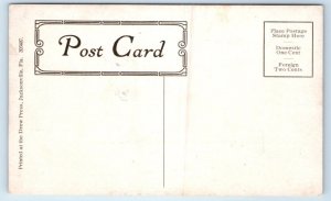 JACKSONVILLE, FL ~ Interior DREW'S BOOK, STATIONERY & ART STORE c1910s  Postcard