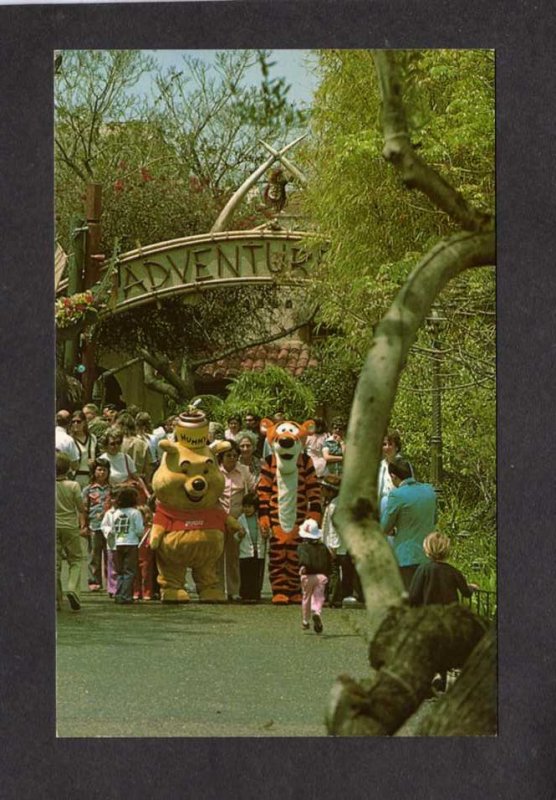 CA Disneyland Winnie the Pooh Tigger Amusement Park Anaheim California Postcard