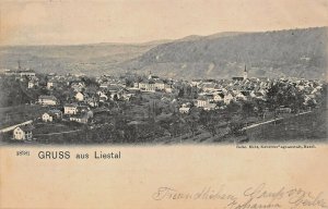 LIESTAL SWITZERLAND~PANORAMA~1904 GEBR. METZ PHOTO POSTCARD