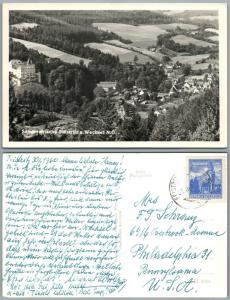 SOMMERFRISCHE FEISTRITZ a WECHSEL AUSTRIA VINTAGE REAL PHOTO POSTCARD RPPC stamp