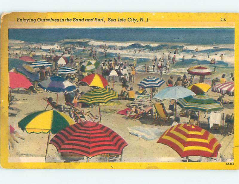 Linen SEA ISLE CITY BEACH Cape May New Jersey NJ M7872