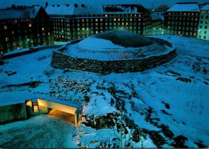 Finland Helsinki The Temppliaukio Church In Winter