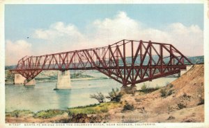 USA Santa Fe Bridge Over The Colorado River Needles California Postcard 07.84