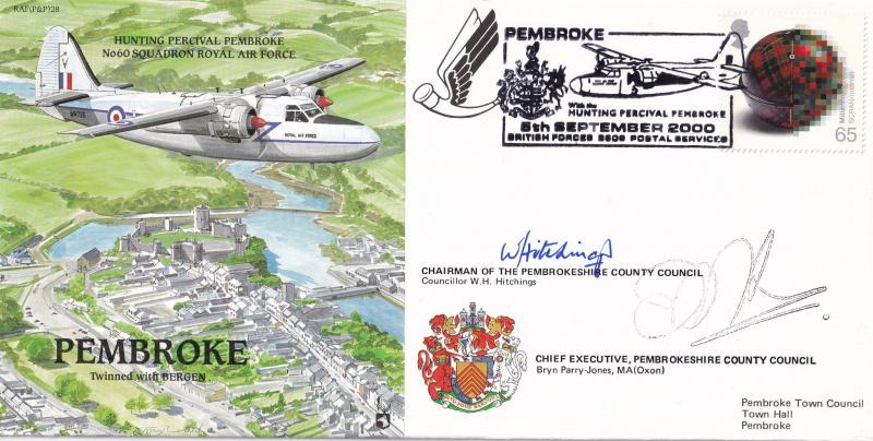 Hunting Percival Pembroke Aircraft Historic Flight Plane First Day Cover