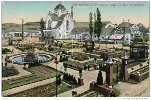 Exposition de Bruxelles , 1910 , Section Allemande