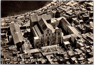 Bari ~ St. Nicholas' Basilica From Above Italy Real Photo RPPC Postcard