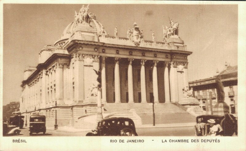 Brazil Rio De Janeiro Legislative Assembly Vintage Postcard 08.19 