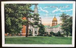 Vintage Postcard 1915-1930 University of Notre Dame Campus, South Bend, Indiana