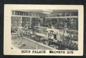 RPPC MALVERN ARKANSAS HORN PALACE STORE INTERIOR REAL PHOTO POSTCARD