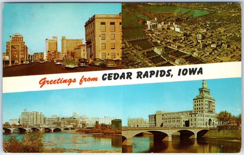 x22 Iowa SET #3 1960s Greetings PC Lot Cedar Rapids Des Moines City Dubuque A182