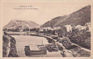 Germany Koblenz Rheinhafen und Ehrenbreitstein