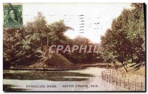 Old Postcard Syndicate Park South Omaha Neb