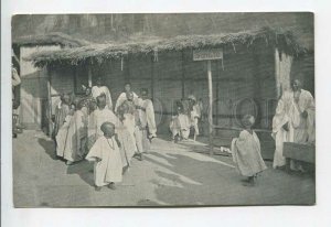 438939 Switzerland catholic mission local kids Vintage postcard