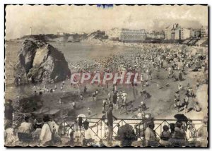 Modern Postcard Biarritz Great Beach and Cape St. Martin