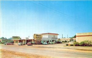 Grenada MS Monte Cristo Court Drive-In Restaurant Old Cars Postcard