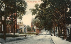 TORRINGTON CT Main Street Looking South c1910 Postcard