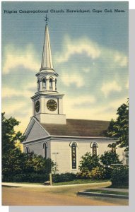 Harwichport ,Massachusetts/MA Postcard, Pilgrim Church/Cape Cod, Near Mint!