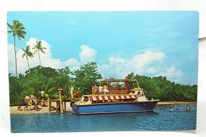 Oloolootoo CruiseBoat Storck Cruises Nukumarau Suva Fiji 1970s Vintage Postcard