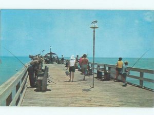 Pre-1980 FISHING SCENE Jacksonville Beach Florida FL AF5528