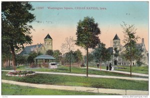 Washington Square, Cedar Rapids, Iowa, PU-1912