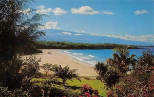 HAPUNA BEACH Mauna Kea Beach Hotel Hawaii c1960s Chrome Vintage Postcard