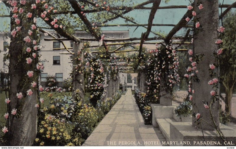 PASADENA , California , 00-10s ; Pergola , Hotel Maryland