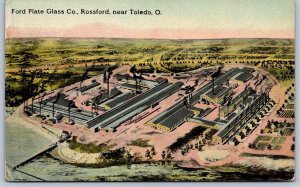 K49/ Toledo Rossford Ohio Postcard c1910 Ford Plate Glass Co Factory  97