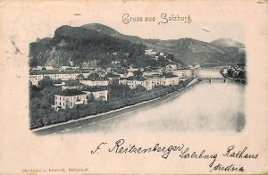 ab9839 - AUSTRIA - Postcards VINTAGE POSTCARD - Greetings from Salzburg - 1901-
