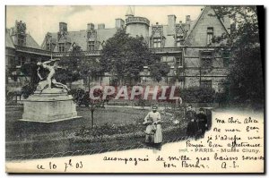 Old Postcard Paris Musee Cluny Kids