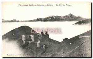 Old Postcard Pelernage of Our Lady of La Salette The Clouds Sea