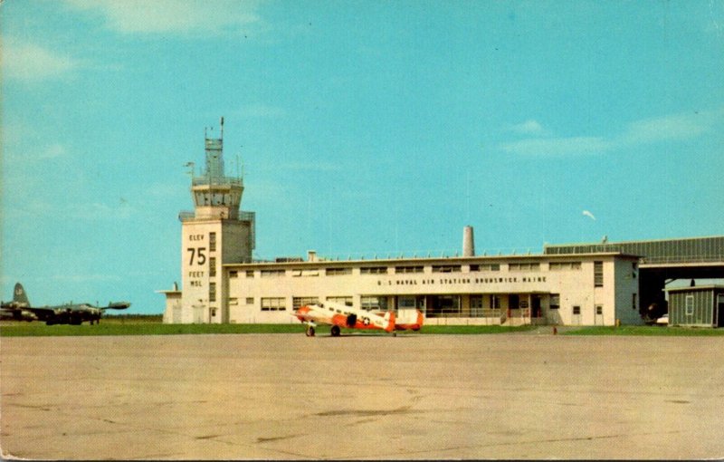 Maine Brunswick U S Naval Air Station Operations Building and Tower