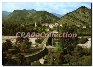 Postcard Old La Javie Haute Provence village in Provence is close to Digne