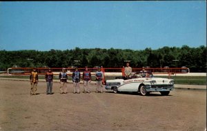 Hinsdale New Hampshire NH  Hinsdale Raceway Car Race Course c1950s-60s Postcard