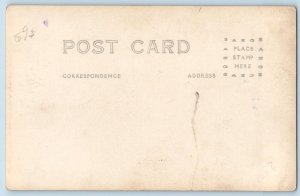 Fairbanks Alaska AK Postcard RPPC Photo From Aeroplane c1930's Unposted Vintage