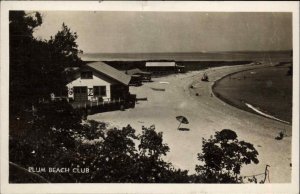 Saunderstown RI? Plum Beach Club Real Photo Postcard