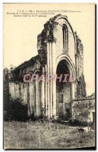 Old Postcard Environs d & # 39Angouleme Ruins of L & # 39Abbaye La Couronne C...